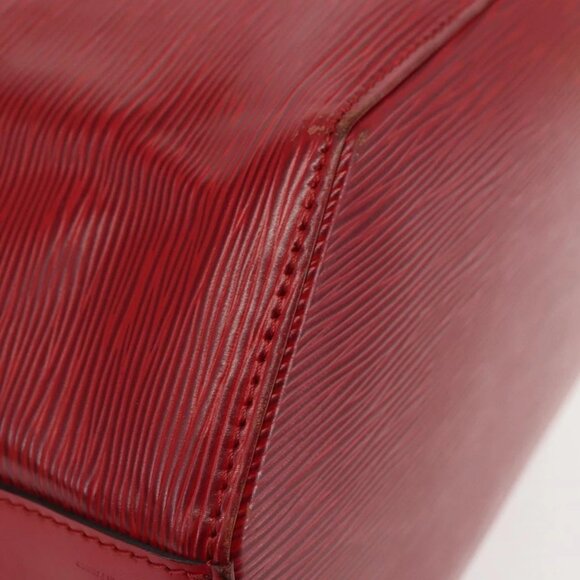 LOUIS VUITTON Epi Sac Depaule GM Shoulder Bag Red M80197 LV Auth 144021 - Picture 5 of 16